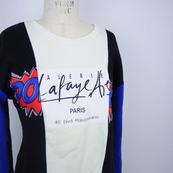 Katie Judith Sweatshirt Colorblock Patches Graphic - Picture 4 of 7